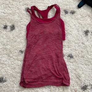 Lululemon tank with built it bra